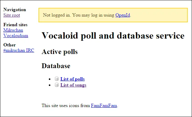 First version of VocaVoter